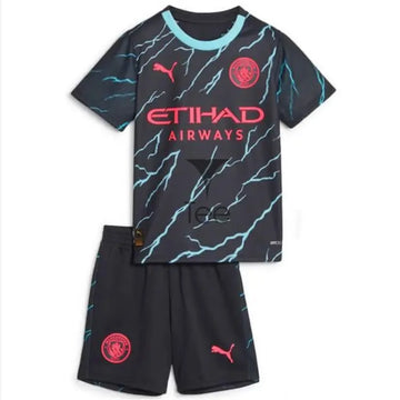 Manchester City 3rd Shirt 2023/24 Mini-Kit Kids