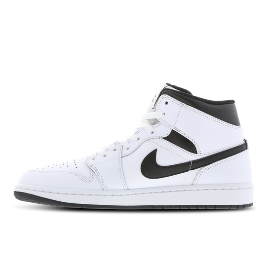 Jordan 1 Mid White-Black