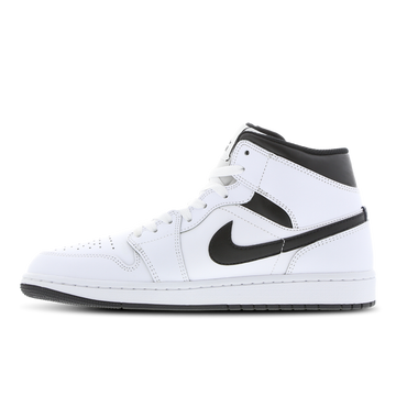 Jordan 1 Mid White-Black