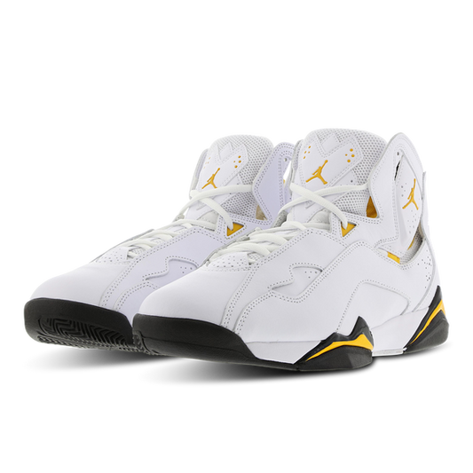 Jordan True Flight White-Black-Yellow Ochre