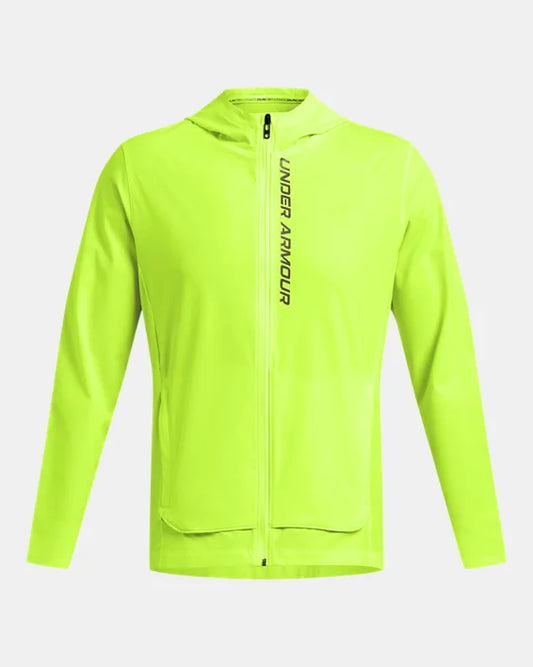 Men's jacket UA OutRun The Storm - High Vis Yellow/Black