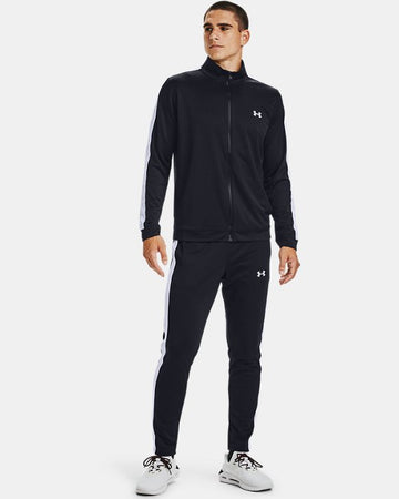 Men's tracksuit UA Knit - Black/White