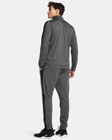 Men's tracksuit UA Knit - Castlerock / Black