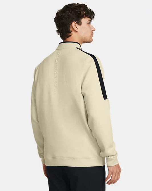 Men's bomber jacket UA Tour Tips with full zip - Silt/Black