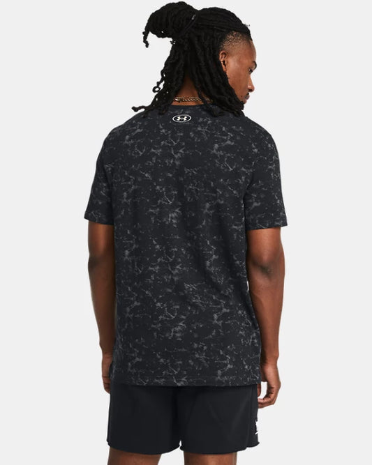 Men's shirt Project Rock Free Graphic with short sleeves - Black/Silt