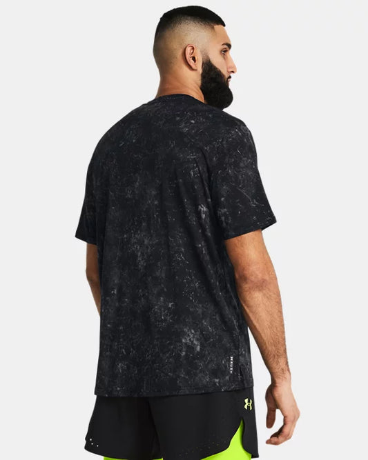 Men's shirt UA Vanish Energy Printed with short sleeves - Black