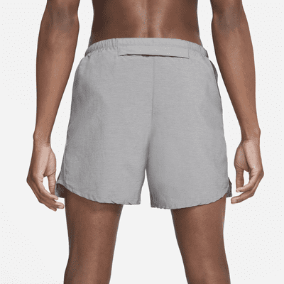 Nike Challenger Dri-FIT running shorts with inner shorts for men (13 cm) - Smoke Grey/Heather