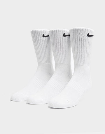 Nike 3 Pack Cushioned Crew Socks - White