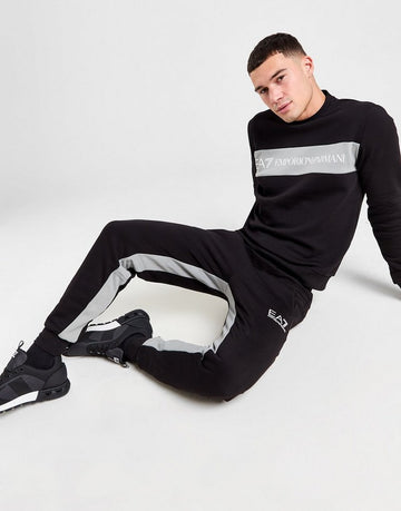 Emporio Armani EA7 Color Block Crew Tracksuit