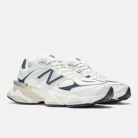 Unisex 9060 - White With Nb Navy And Sea Salt